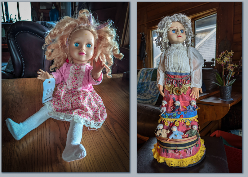 Guardian doll: before and after
